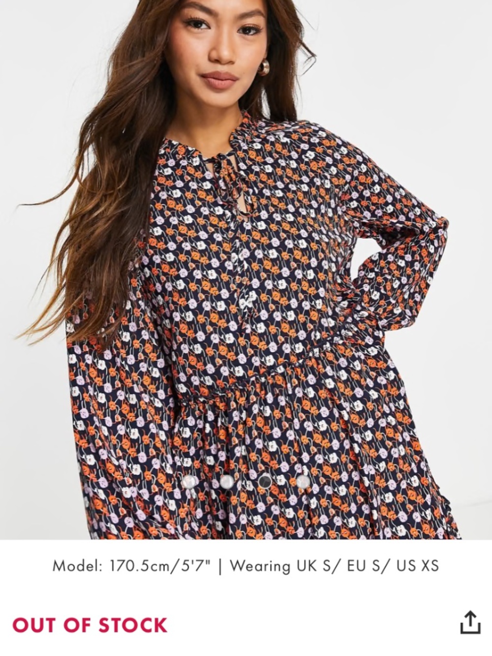 Y.A.S. Vella printed tiered maxi dress in multi - Picture 12 of 13